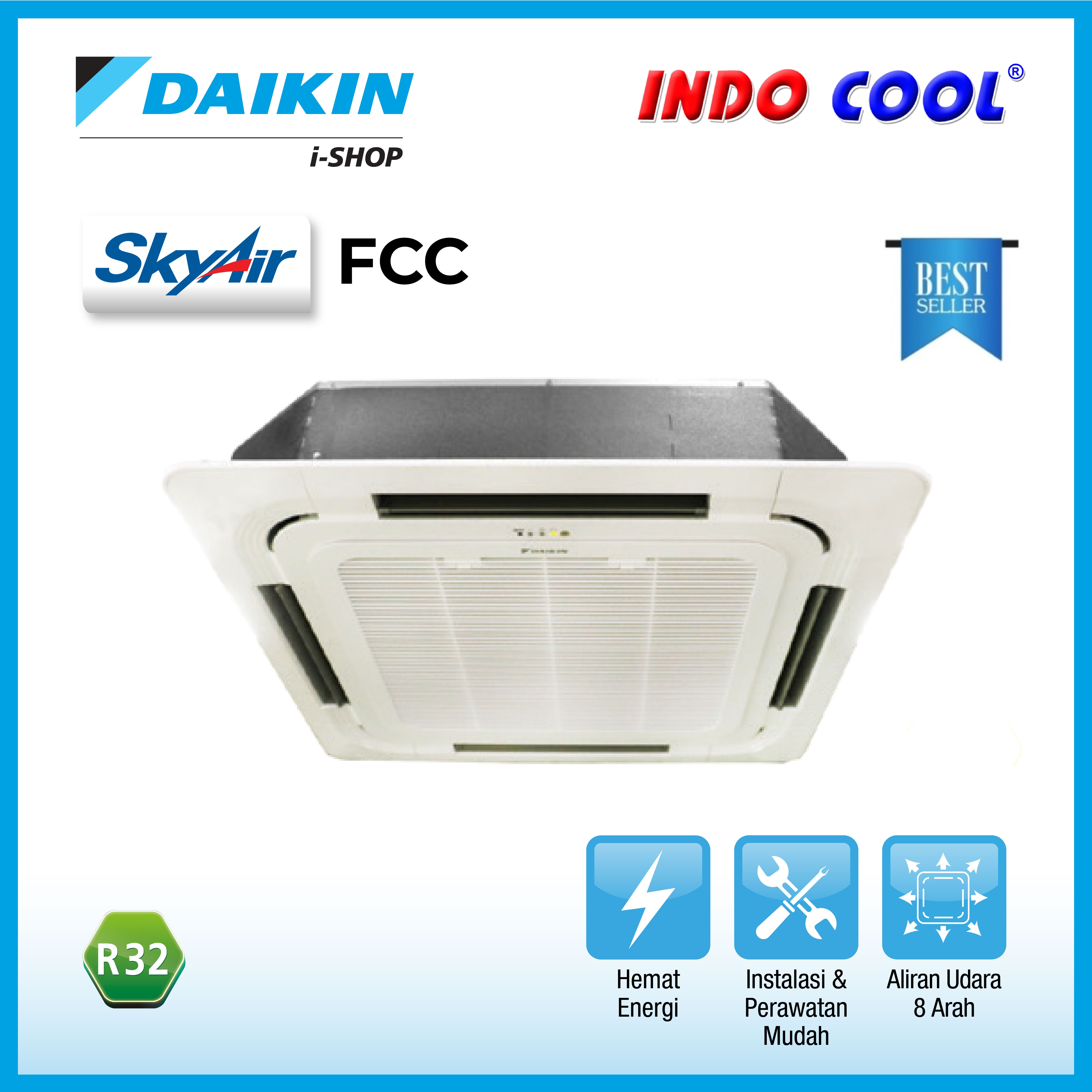 AC DAIKIN CASSETTE STANDART 2PK